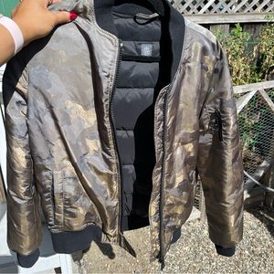 Camo bomber jacket